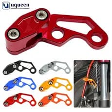 UQUEEN Universal CNC Clip De Freio De Motocicleta Mangueira De Óleo Modificado Liga De Alumínio C1L1