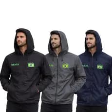Jaqueta Corta Vento Masculino Brasil