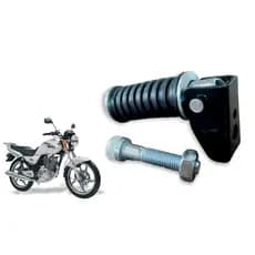 Pedaleira Traseira Completa Com Suporte Moto Yes 125
