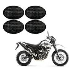 Kit 4 Lente Seta Pisca Fume Xt 660 R 600r 2005 Até 2018