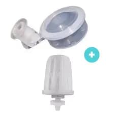 Kit Bóia Vela Plástica Carvão Ativado Acquamar