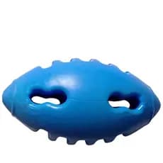Bola Futebol Americano Furacao Pet Macica Azul Brinquedo