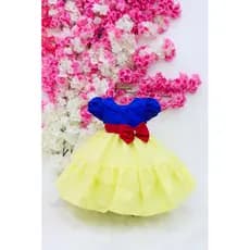 Vestido Branca de neve Festa Infantil Luxo Bebê Menina 1.2.3
