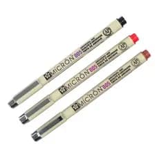 Kit 3caneta Pigma Micron Xsdk Preta 005-bk Sakura
