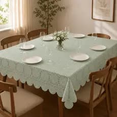 Toalha de Mesa Renda 1,5x2,3m Ideal Para 6 Lugares Grande Rendada Colorida