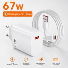 Carregador rápido de 120W 67W com 6A USB C cabo 1M Turbo ORIGINAL Charge Turbo Power Cabo USB + Cabo Tipo C 001