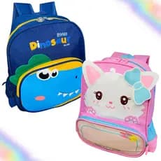 Mochila para Crianças Mochila Infantil Animais Zoo Bichinhos Menina Menino Creche Escolar Passeio Jardim de Infância
