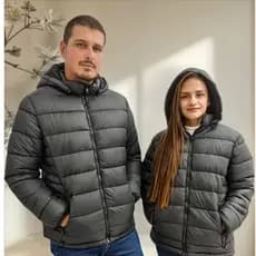 jaqueta bobojaco peluciada adulto unissex corta vento frio intenso linha ´premium puffer