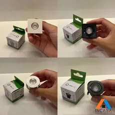 Kit 4 Mini Spot Emb. Para Móveis 1W Biv Branco Quente 3000k