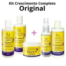 Kit Biovin-A 5x1 Crescimento Capilar Cabelo Forte Kit Completo L&A Cosméticos