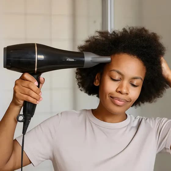Escova Secadora Secador Cabelo Bivolt Profissional Quente Frio Potente Seca Rápido Modela Salão