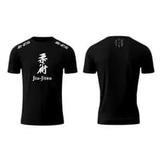 Camiseta Masculina de Jiu Jitsu Japão Treino MMA Muay Thai Dry Fit Preta Promoção