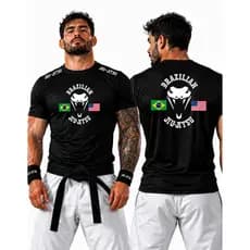 Camisa De Jiu Jitsu Cobra Viper Treino Academia Competidor Rash Guard Poliamida Com elastano Plus Size G1 G2 G3 G4