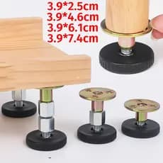 4Pc Ajustável Móveis Para Casa Suporte Fixo Prático Cabeceira Anti-Colisão Artefato De Parede Quadro De Cama Way Estabil