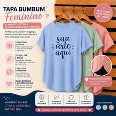 Blusa Tapa bumbum dry fit feminino