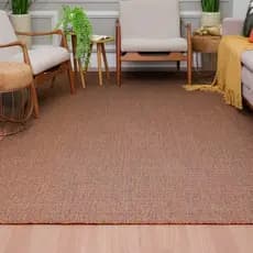 Tapete Sisal Sintético 100x150 Sala Elegante Quarto Moderno Lavável Prático Alta Durabilidade