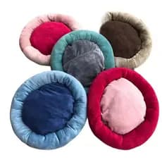 Caminha/ Cama Pet  Media Para Cães e  Gatos redonda 50cm PELUD
