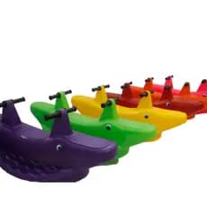 Parquinho Gangorra Infantil Jacaré Playground 2 Lugares meninos e menina -Gangorra Grande Premium