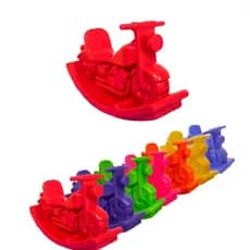 Gangorra Moto 1° Linha - Modelo Cavalinho 7 cores - Balanço infantil seguro