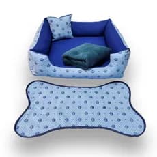 Cama de agato e chachorro lavavel super macia e confortavel com ziper resistente
