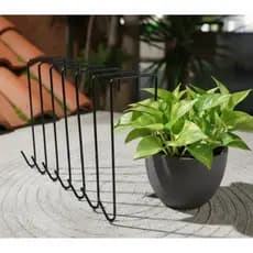 Gancho Multiuso Vaso de Planta e Gaiola 10 UND Desenvolvidos com aço industrial de 4,20mm