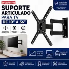 Suporte Articulado Para TV 14 Até 55 Polegadas Braço Longo Reforçado Universal