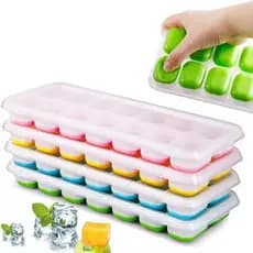KIT COM 6 ou 4,3,2 FORMAS DE GELO FUNDO SILICONE