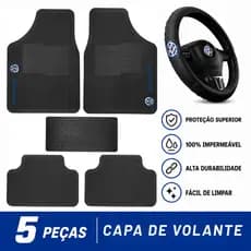 tapete personalizado automotivo Volkswagen + Capa de volante