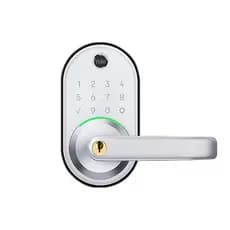 Fechadura Digital Multfamily Com Biometria E Senha - Branca