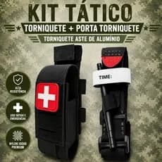 Torniquete Tático + Suporte de Cinto/Torniquete Importado/ Kit Sobrevivencia (TNQ-01)