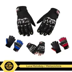 Luva Motociclista/Motoboy/Bike Sensível ao Toque Com Proteção Coquilha/Luva Moto (LUM-01)