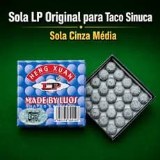 2 Solas Lp Original Para Taco De Sinuca / Ponteira p/ Sinuca / Sola Média (SLP-00)