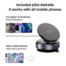 [BR] Suporte de telefone celular de carro magnético suporte de vácuo magnético suporte telefone celular suporte de vácuo