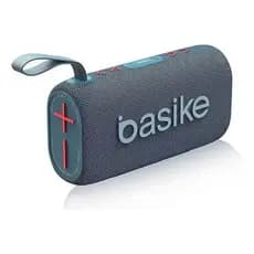 Caixa de Som Bluetooth Portátil Basike BA-RAD014 Wireless Speaker com Luz LED, Graves Potentes e Bateria Recarregável
