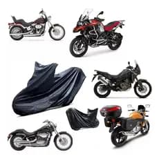 Capa Cobrir Moto Baú Big Trail Grande Protetora Granizo Sol em Couro
