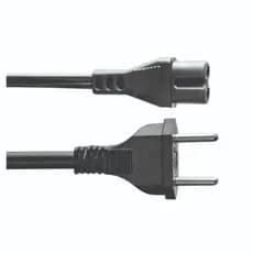 Cabo De Força Energia Bipolar Tipo 8 Para Tv Ps2 Ps3 Ps4 1,8m