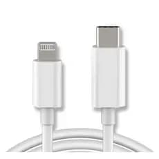 Cabo USB-C Para Lightning Turbo 1 Metro Carga Rápida PD Compatível Com iPhone 11 12 13 14 Pro Max E iPad Tipo C