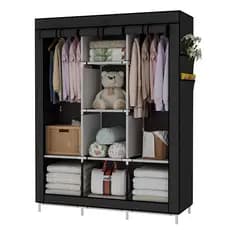 Guarda Roupa Dobrável Armario Para Organizar Roupa  Pretas