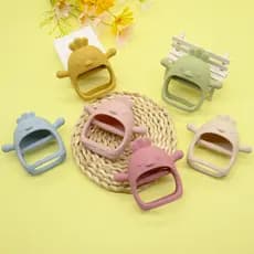 1PC Baby Brinquedos De Morder Para Bebês 0-12 Meses Silicone Teether Pulso Pacifier Manual Pulseira De Baby Teethers