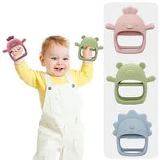 Mordedor Para Bebê 3 Meses Dentição Brinquedos De silicone Para Dentição Bebês Mordedores
