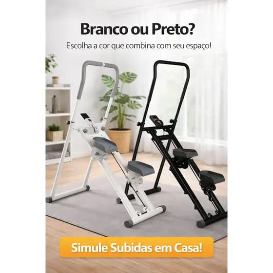 Simulador De Caminhada Escada Dobrável 130kg Dispaly