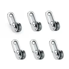 Suporte Lateral Tubo Cabideiro Oblongo Guarda Roupa
