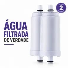 Kit 2 Refil Blindado Pro Saúde Carvão Ativado para Torneira com Filtro Reduz Cloro Dazie