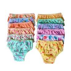 kit Calcinha Infantil Menina com forro calcinhas estampada de criança desfralde feminina infantis