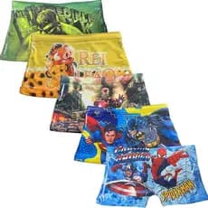 KIT 10 CUECA BOX PERSONAGENS