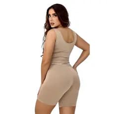 Kit 2 Short Anágua Segunda Pele Shortinho Íntimo Cintura Alta - Anagua