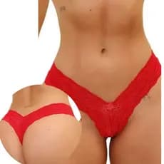 KIT CALCINHA RENDA ASA DELTA