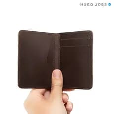 Carteira Masculina Couro De Verdade Para Cartões Dinheiro FIna Slim Pequena