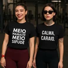 Kit 2 1 Camiseta Tshirt Oversized 100% Algodão Academia Fitness Treino Academia