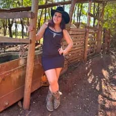 Vestido Country Plus Size Alcinha Canelado Feminino – Casual e Confortável P ao G4
